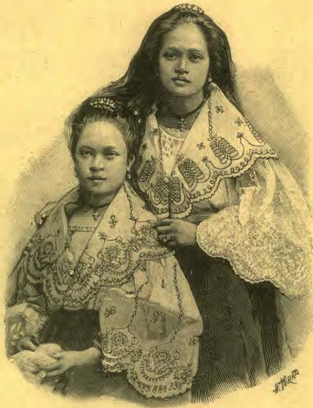 Montigo Girls, Malutca, Philippine Islands.