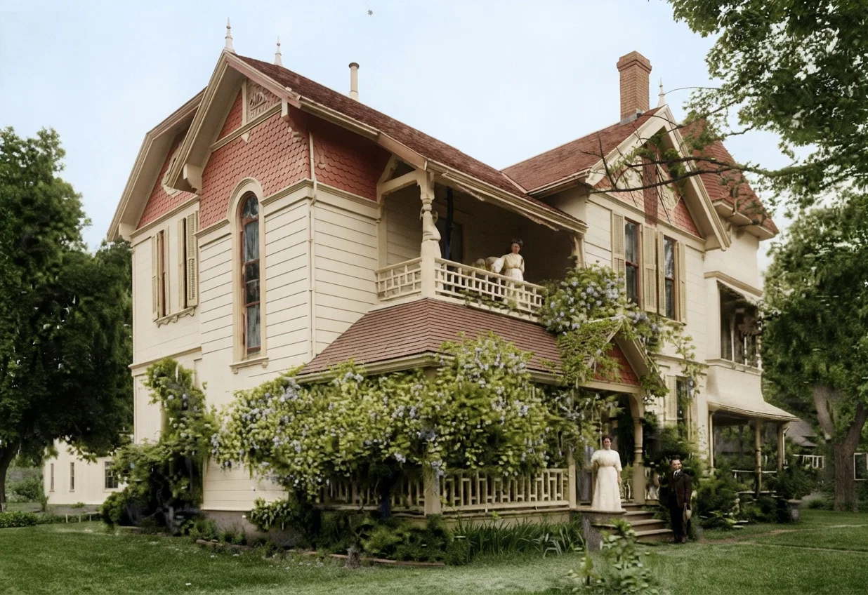 "Elmshaven," the home of Mrs. E. G. White, near St. Helena, California
