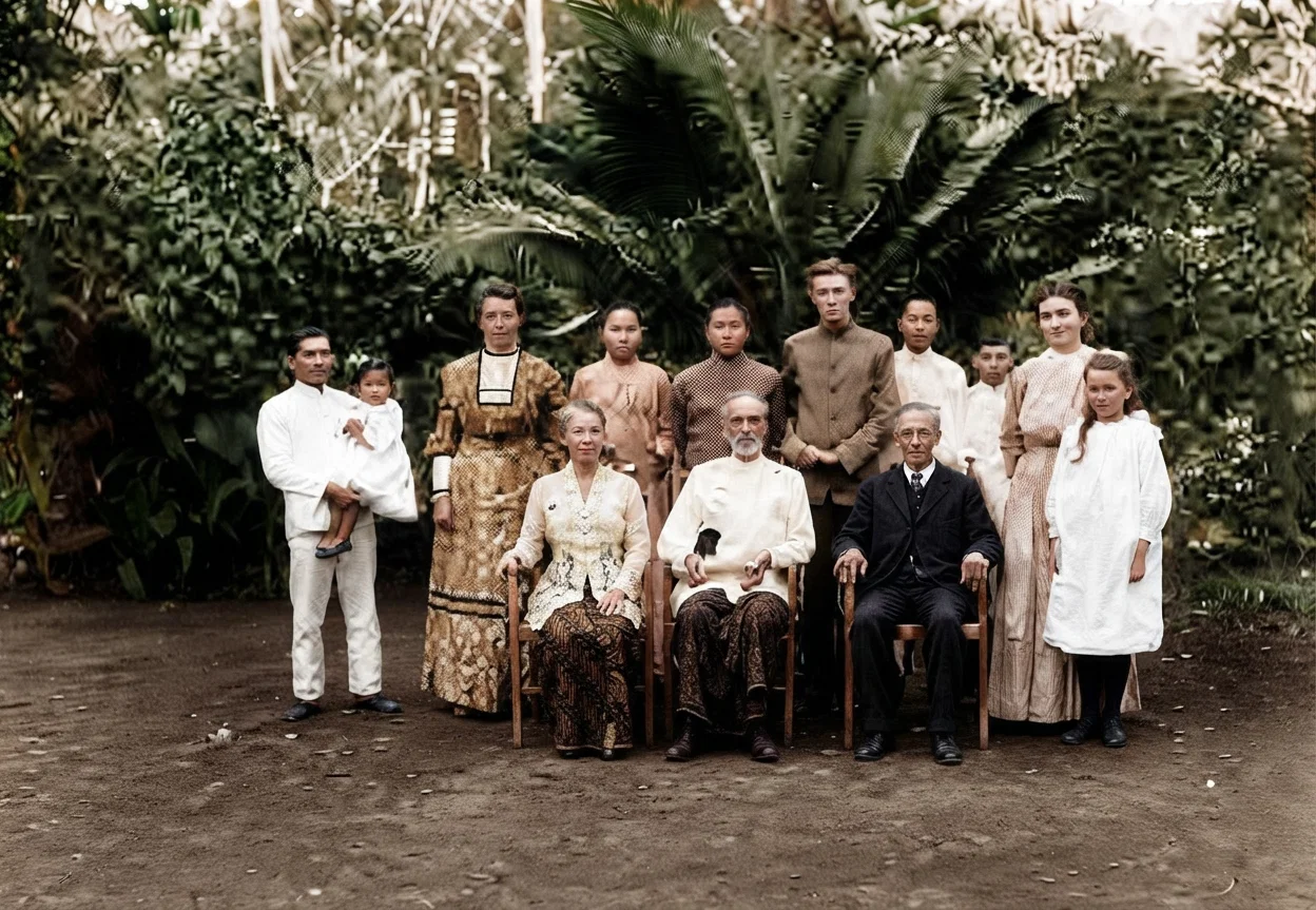 A GROUP OF JAVA WORKERS