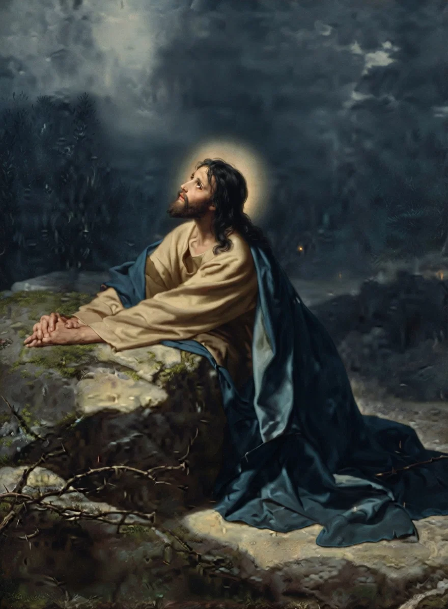 “He prayed more earnestly.” Luke 22:44.