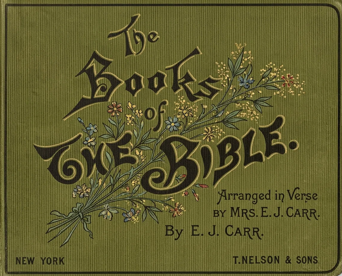ARRANGED IN VERSE BY MRS. E. J. CARR.