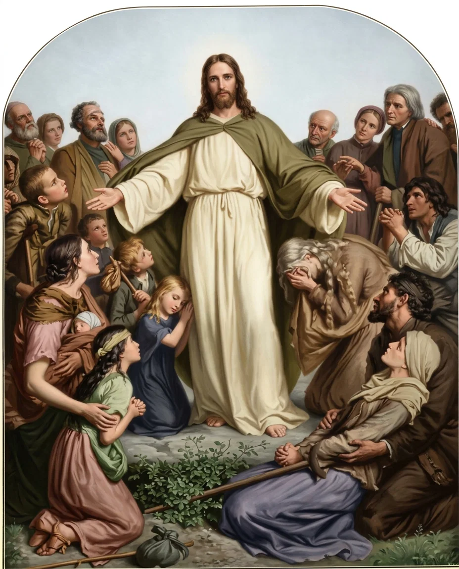 "Come unto Me." "Never man spake like this Man."