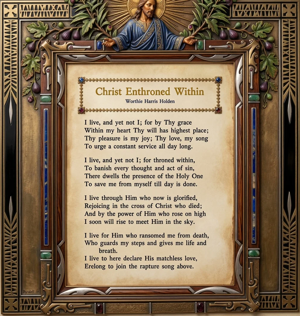 Christ Enthroned Within
Worthie Harris Holden