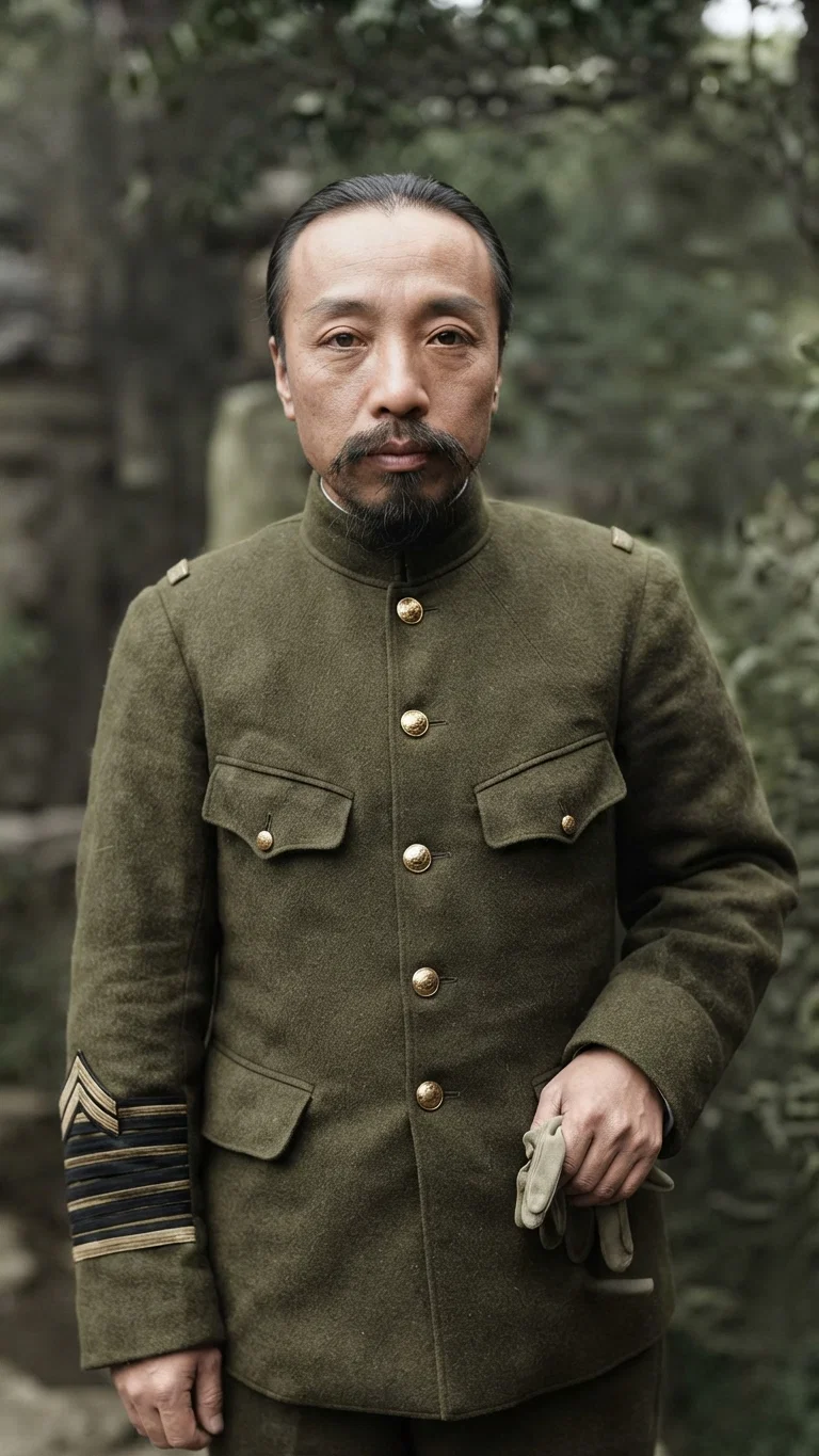 Jui Chung, the viceroy of Wuchang, who fled to Japan. Both sides have a price upon his head.
