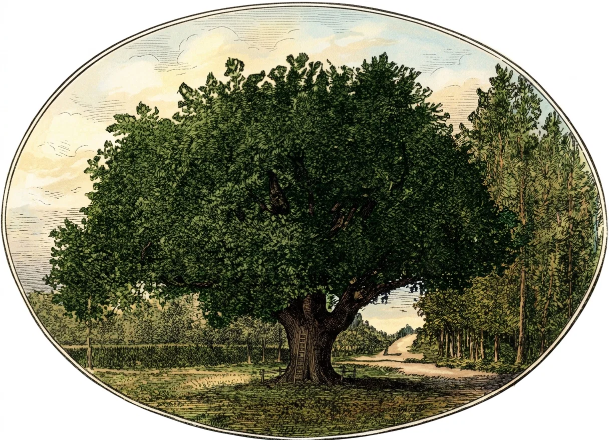 A CALIFORNIA LIVE OAK.