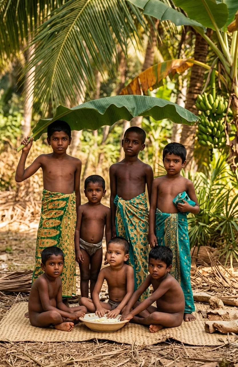 GROUP OF CINGALESE CHILDREN