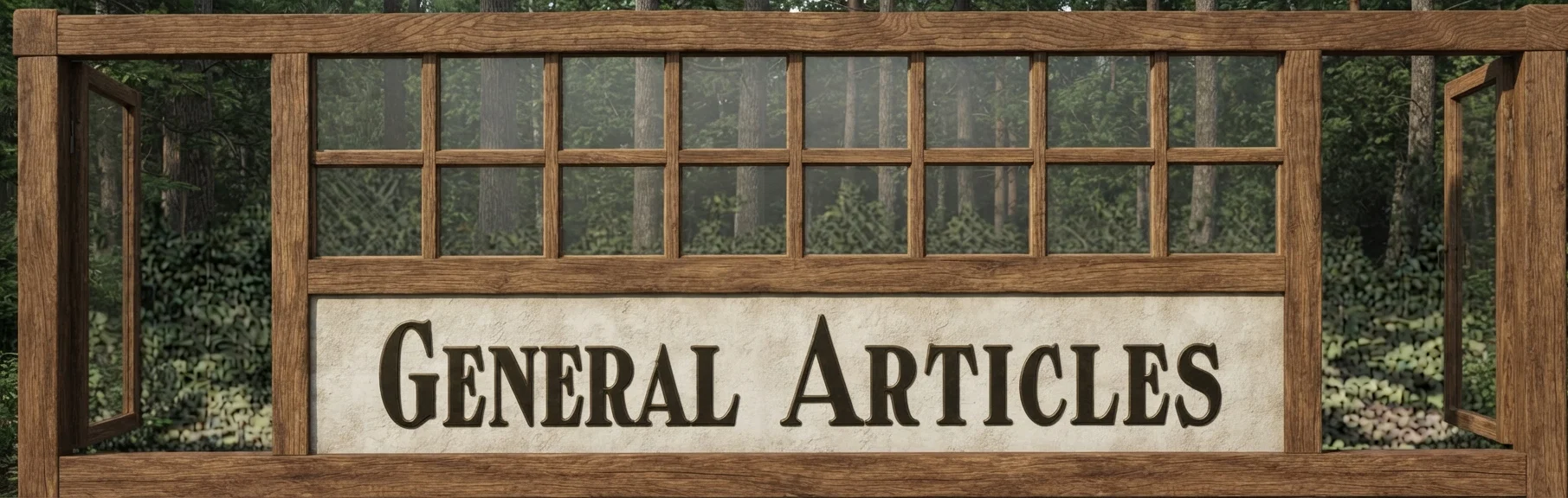GENERAL ARTICLES