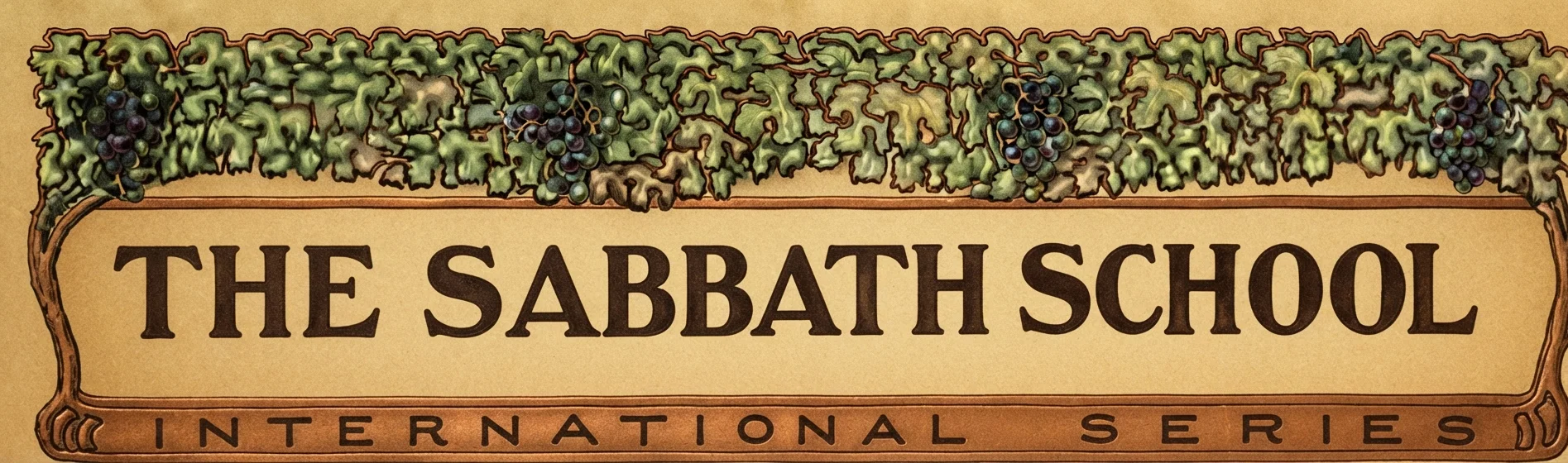 THE SABBATH SCHOOL INTERNATIONAL SERIES