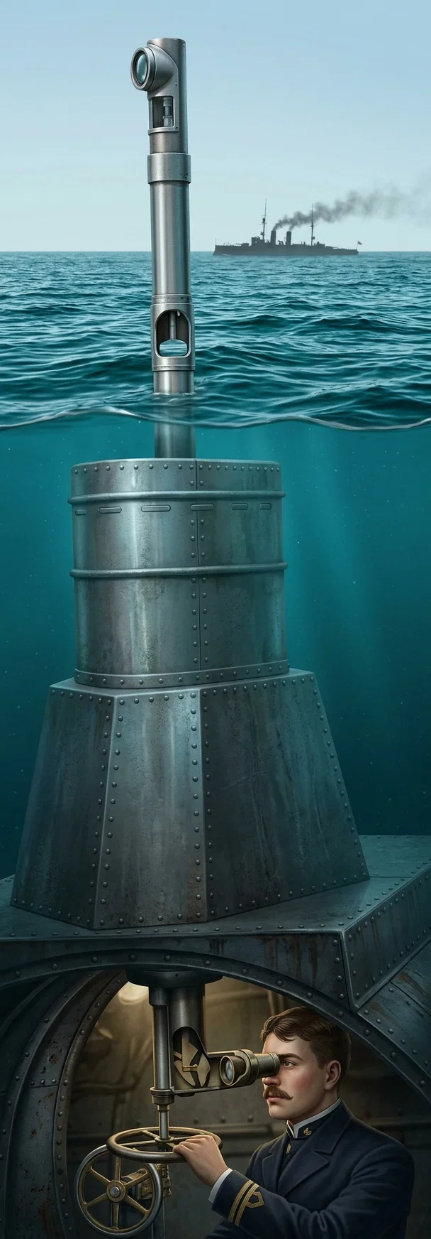 Submarine Periscope in Common Use