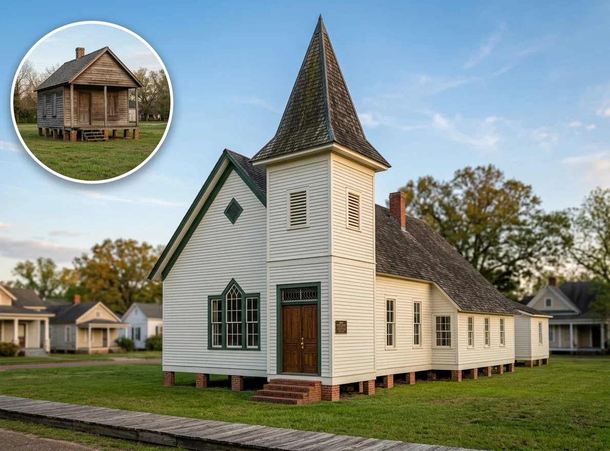 CHURCH AND CHURCH-SCHOOL BUILDINGS OWNED BY THE SOUTHERN MISSIONARY SOCIETY, YAZOO CITY, MISS.