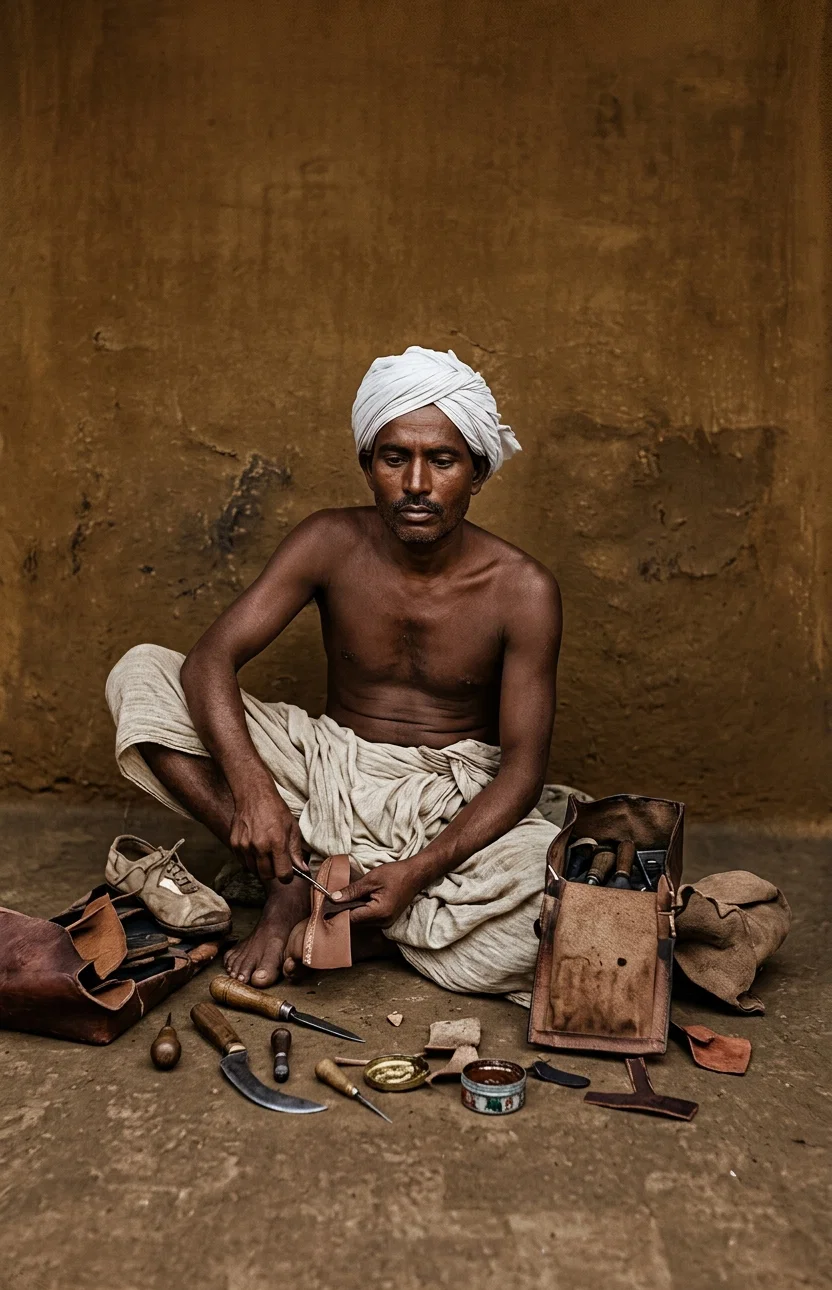 AN INDIAN SHOEMAKER