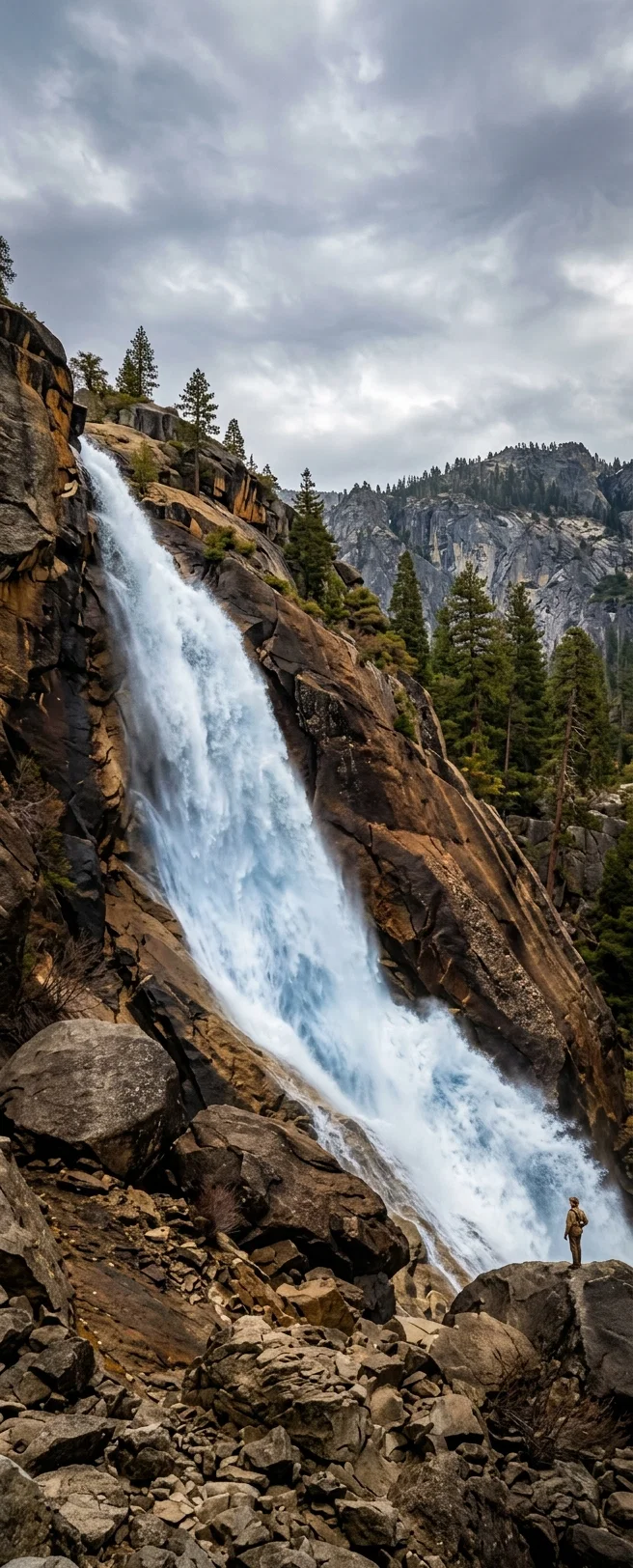 Nevada Falls, Yosemite Valley.