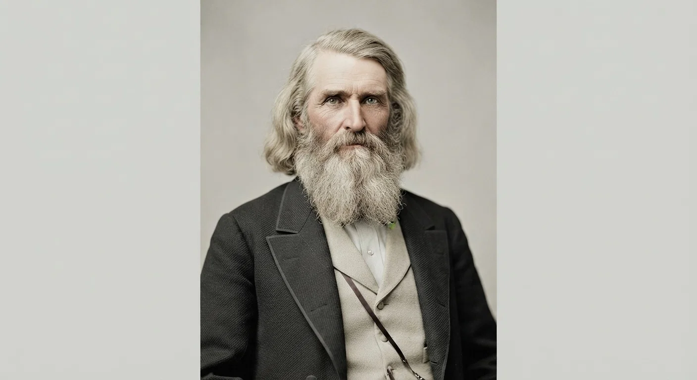 GODDARD E. D. DIAMOND AT 65. (Tintype Taken in 1861.)
