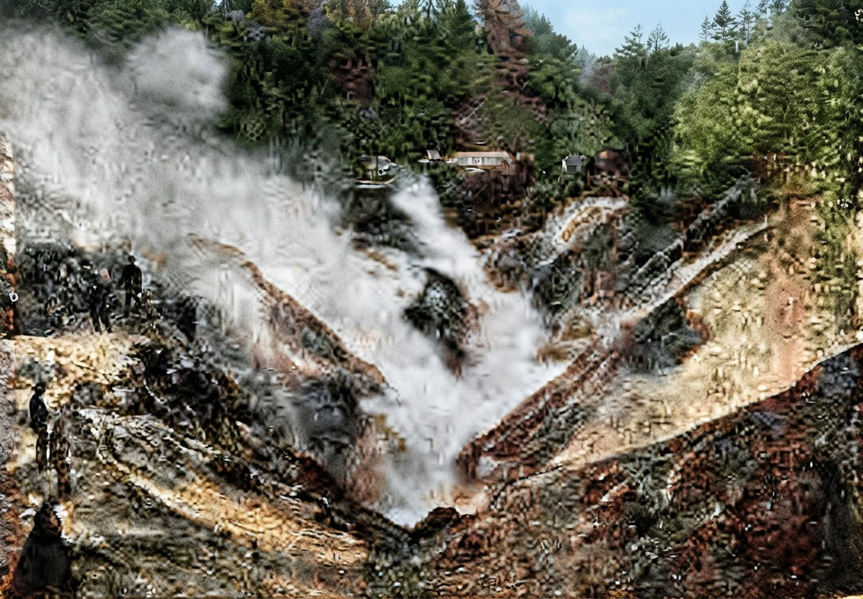 Devil's Canyon at the Geysers, Near Cloverdale.