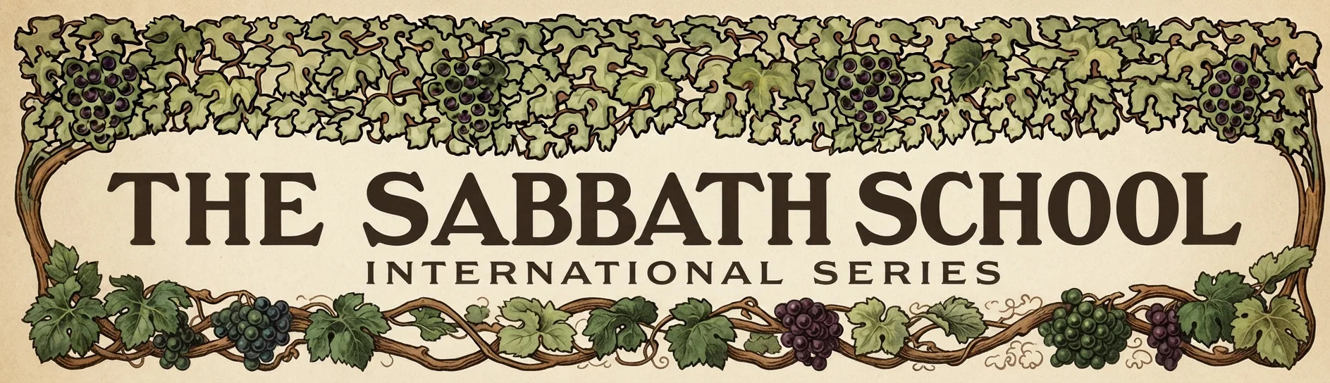 THE SABBATH SCHOOL INTERNATIONAL SERIES