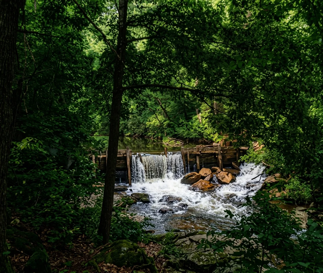 Photo by H. L. Transtrom
Old Milldam near Washington Missionary College