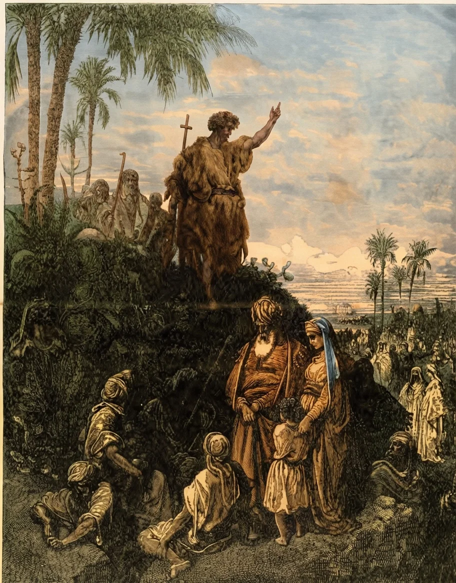 JOHN THE BAPTIST PREACHING.
