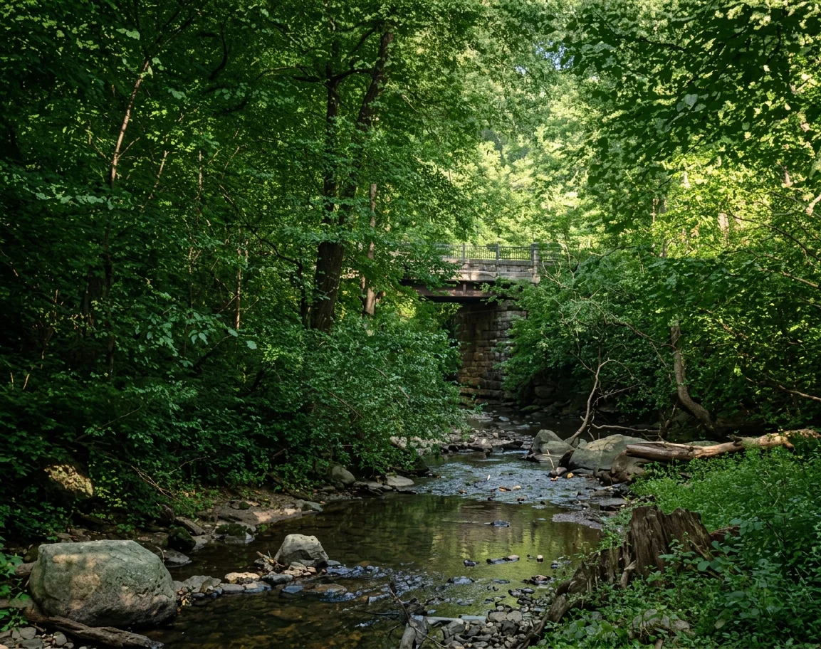 In the Woods at Takoma Park, D. C.