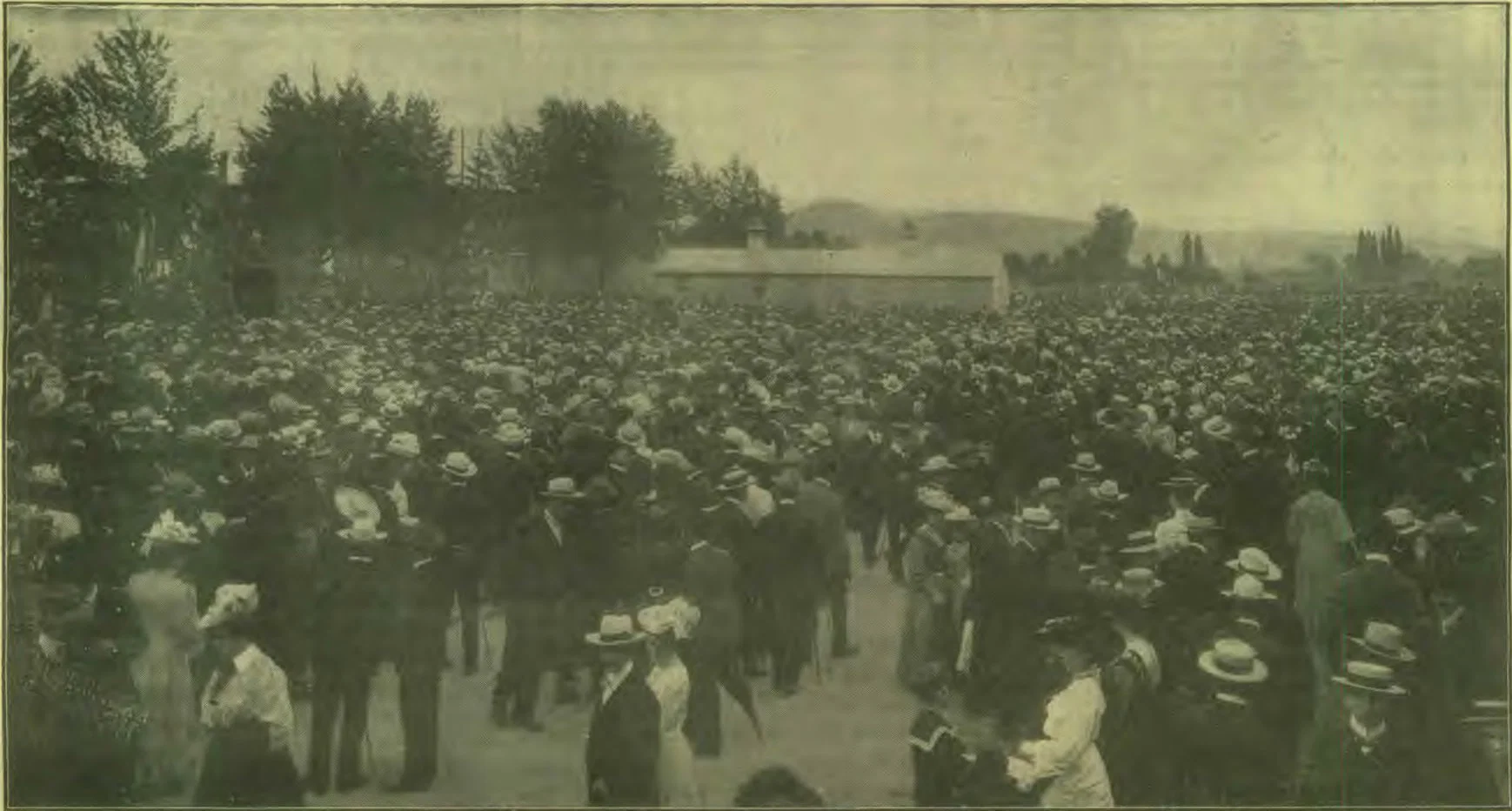 The Socialist Mass Meeting at Stuttgart, Germany, at Which Were Assembled Between 40,000 and 50,000 People.