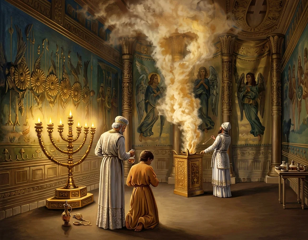 The sacrificial offerings were designed to prefigure the sacrifice of Christ, and thus to preserve in the hearts of the people an unwavering faith in the Redeemer to come.
