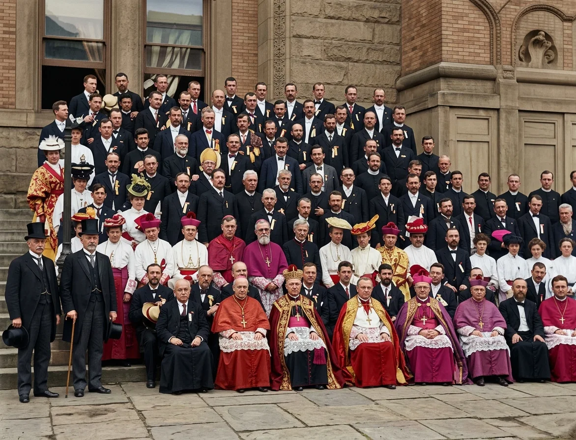 A GROUP OF PRELATES AND DELEGATES