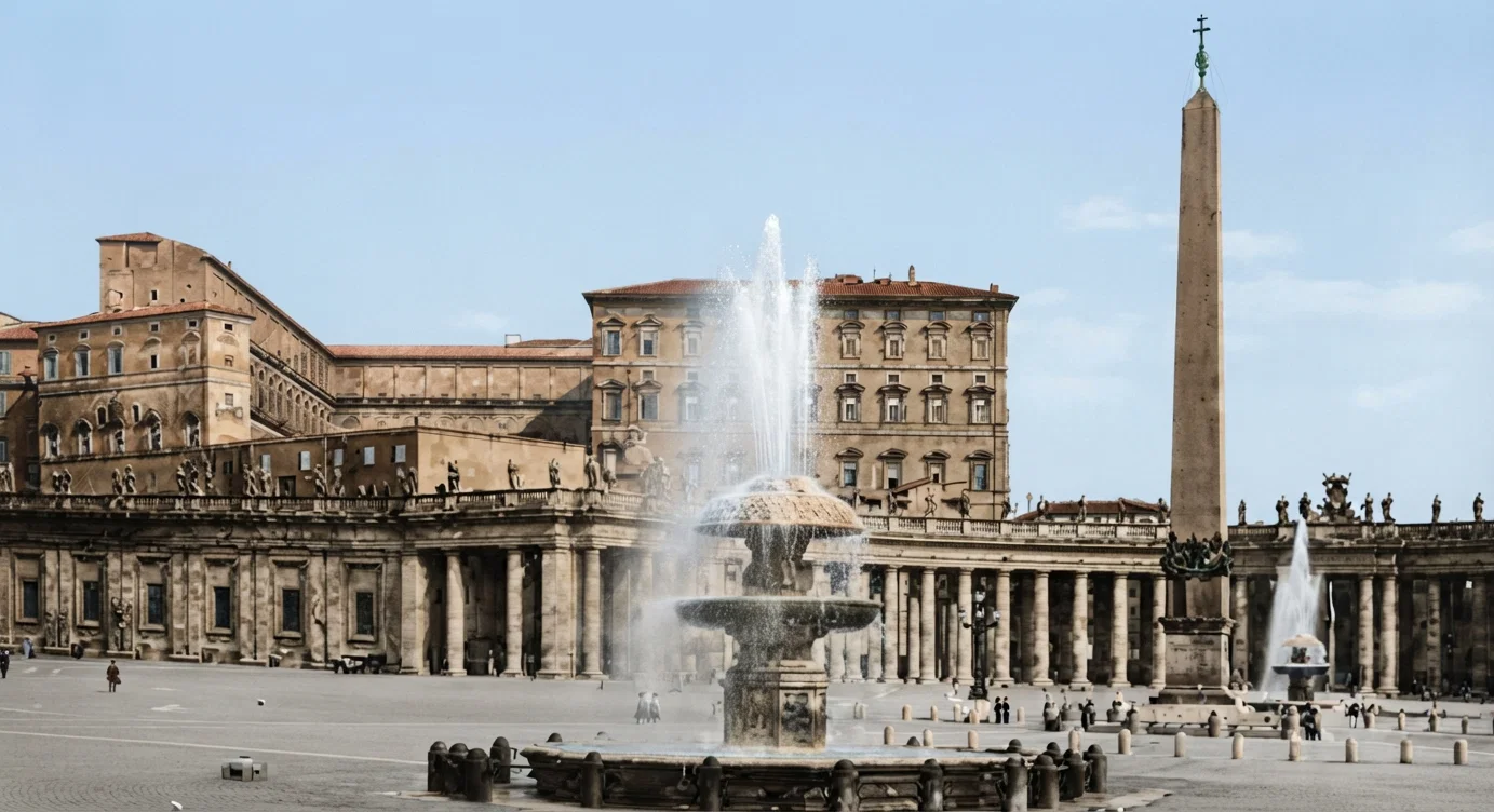 The Vatican, Rome, Headquarters of the Papacy.