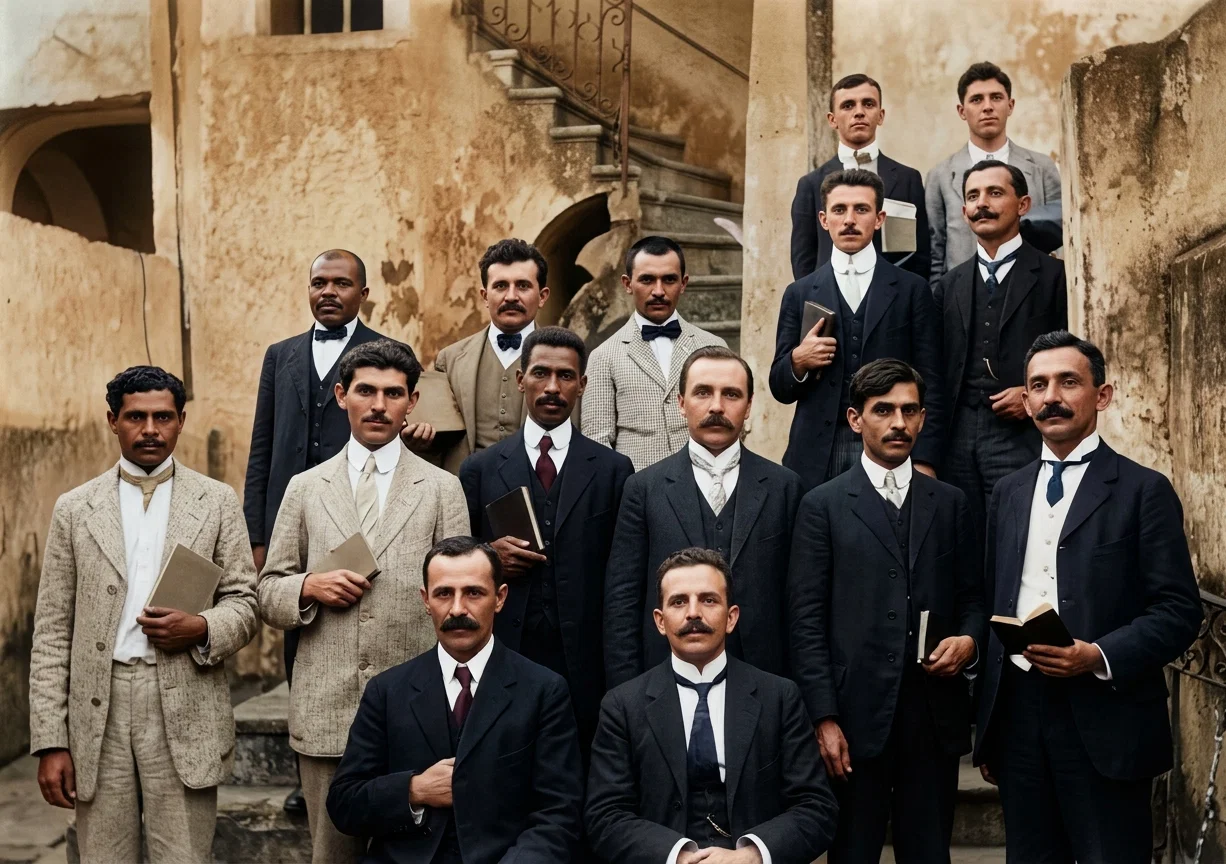 GROUP OF WORKERS ATTENDING THE BAHIA (BRAZIL) TRAINING COURSE