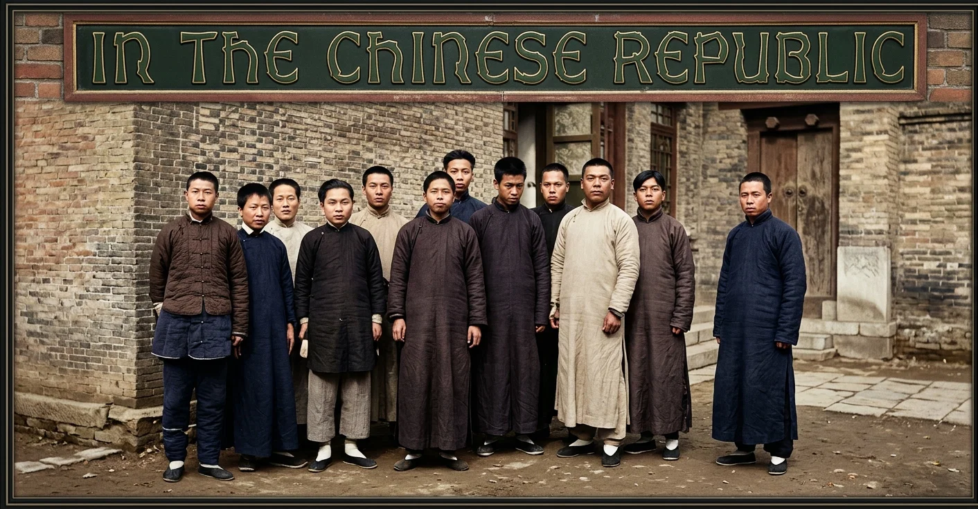 A FEW OF THE STUDENTS AT THE MANDARIN SCHOOL FOR EVANGELISTS, SHANGHAI