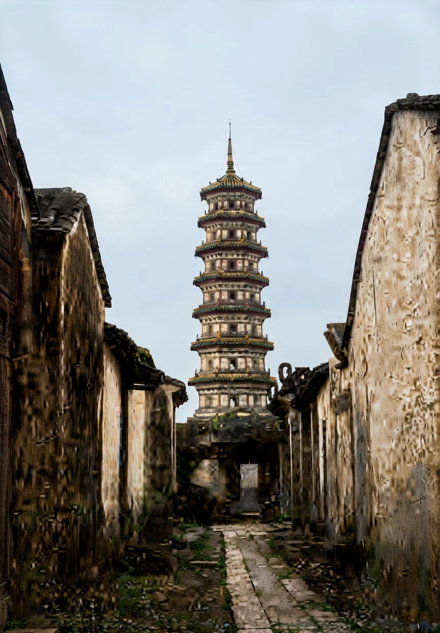 Flora Pagoda in Canton.