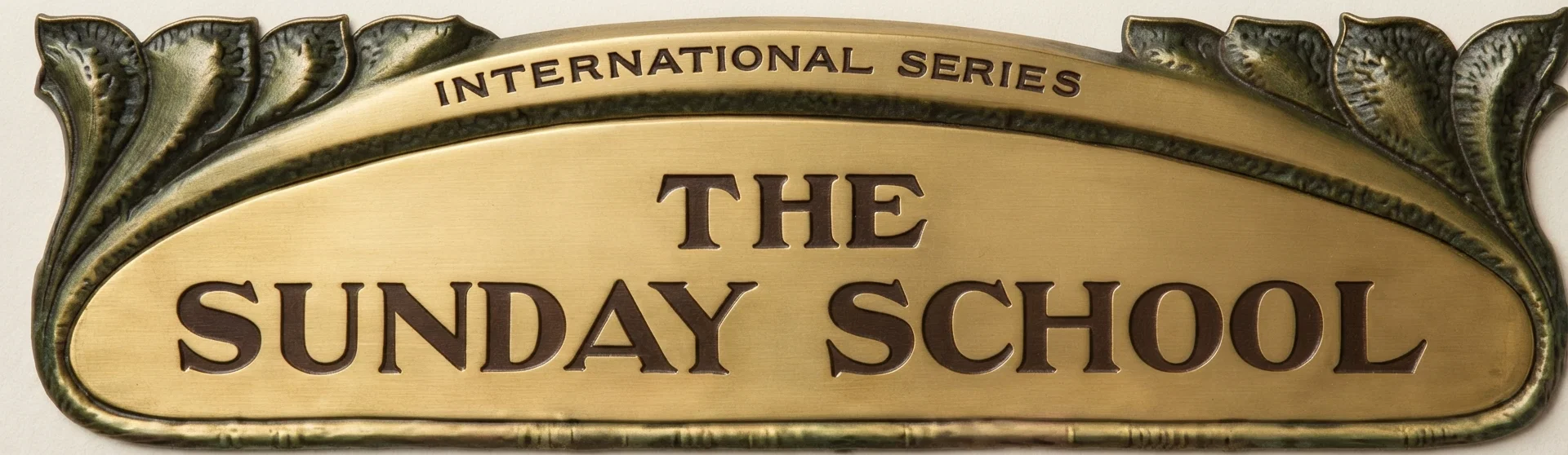 INTERNATIONAL SERIES THE SUNDAY SCHOOL