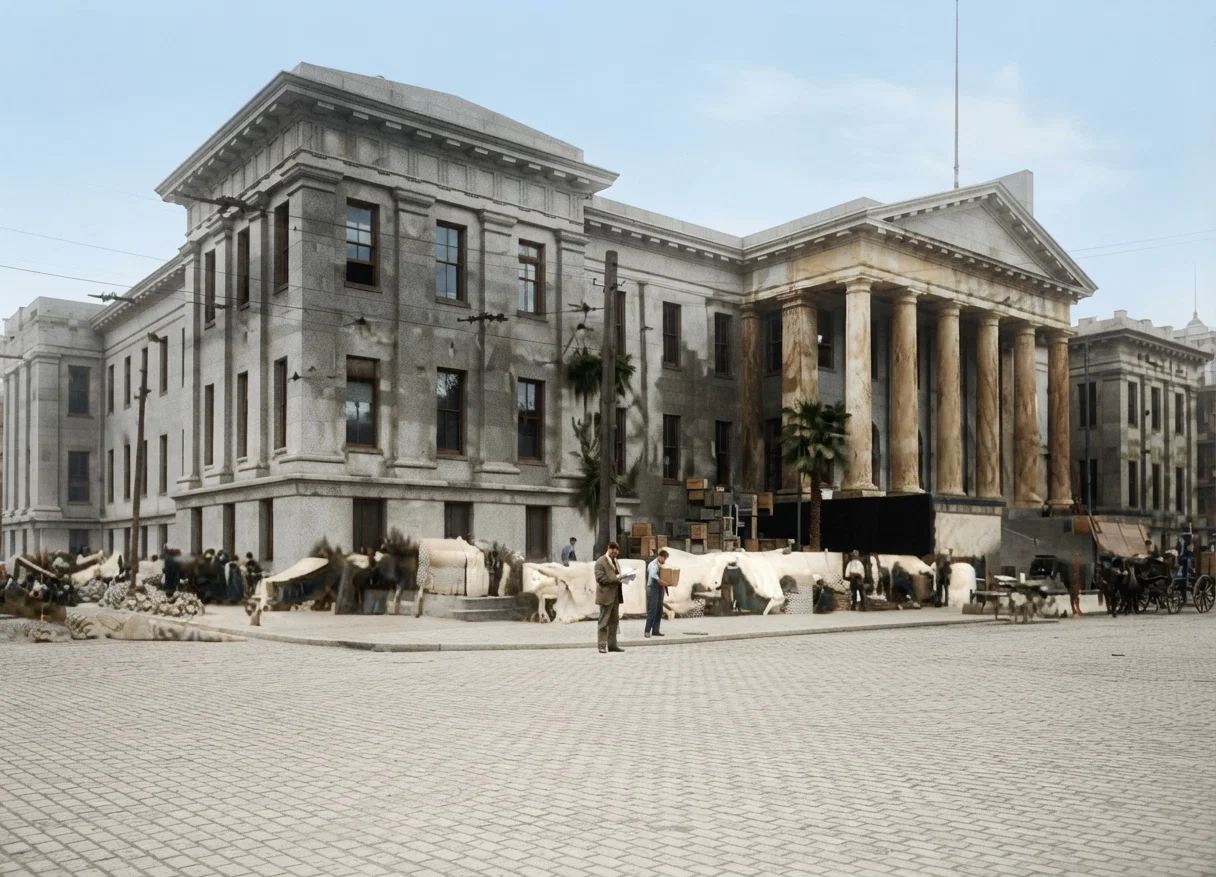 United States Mint, San Francisco—An Oasis in the District of the Ruined City.