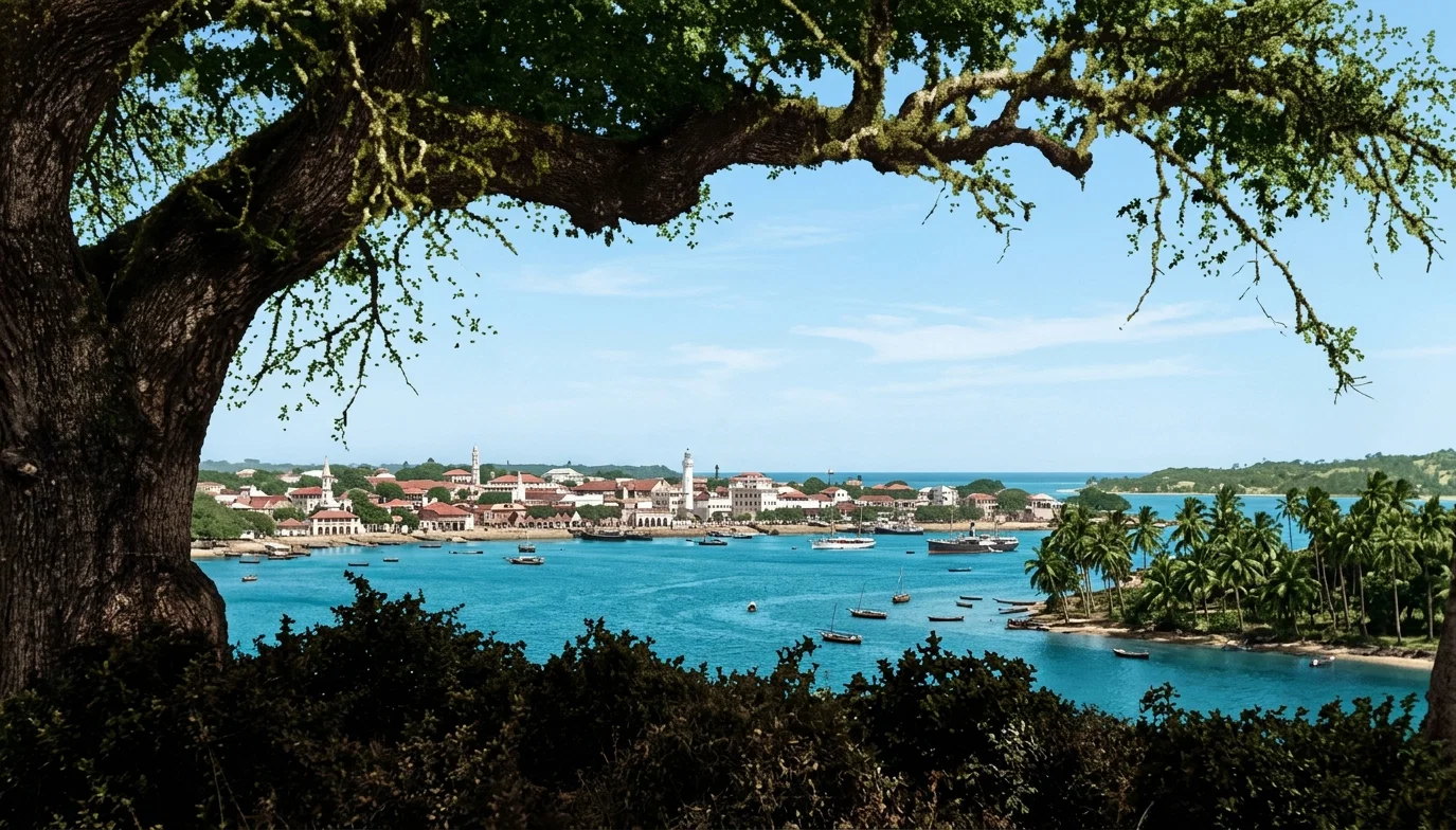 HARBOR VIEW, DAR-ES-SALAAM, BRITISH EAST AFRICA