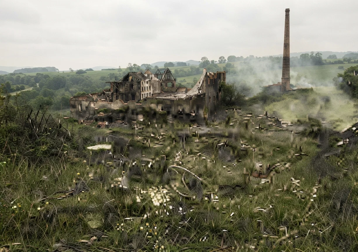 The Roburite Factory Itself in Ruins.