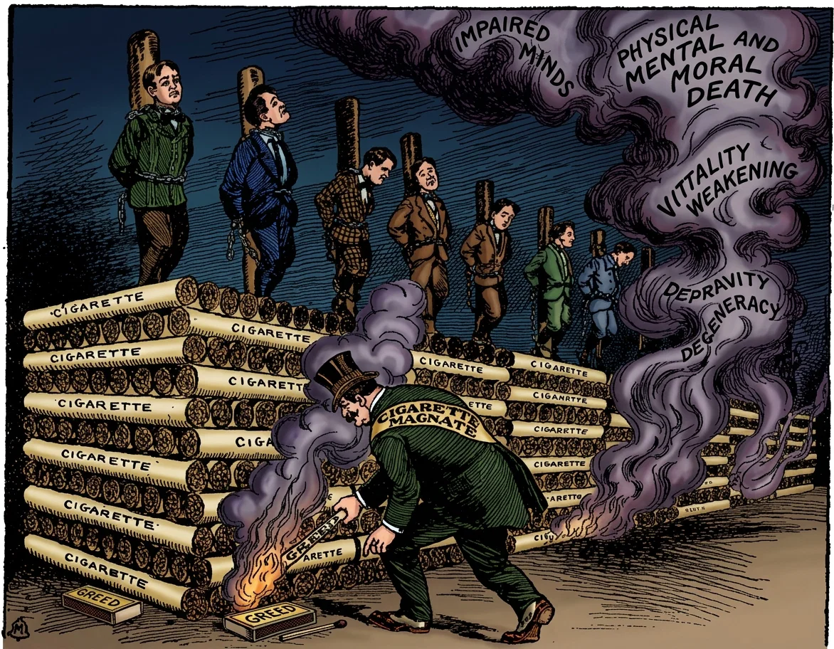 Burning the boys at the stake with “the devil’s kindling wood”