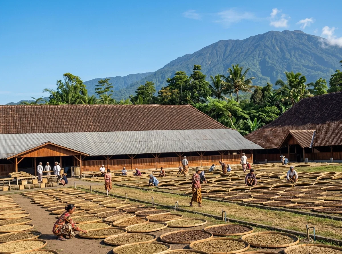 COFFEE DRYING IN JAVA