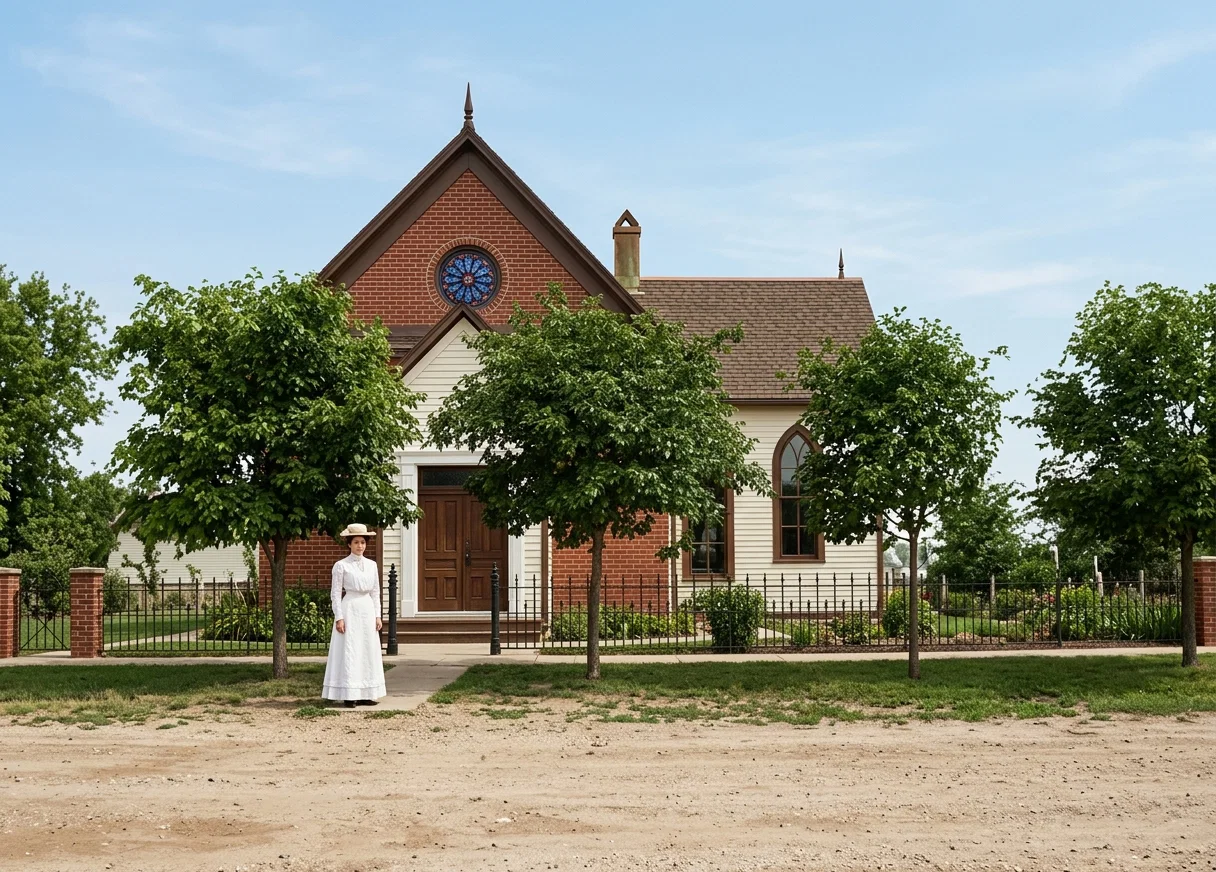 CHURCH BUILDING, LOGAN, KAN.