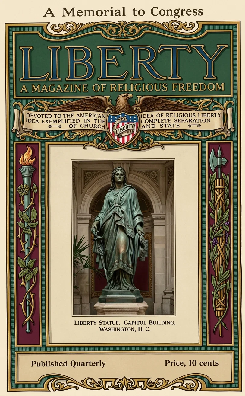 FACSIMILE OF NEW DESIGN OF "LIBERTY" COVER