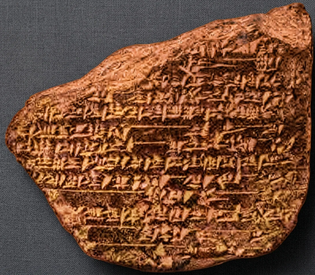 The Nippur Deluge Tablet (Courtesy “The Scientific American”)