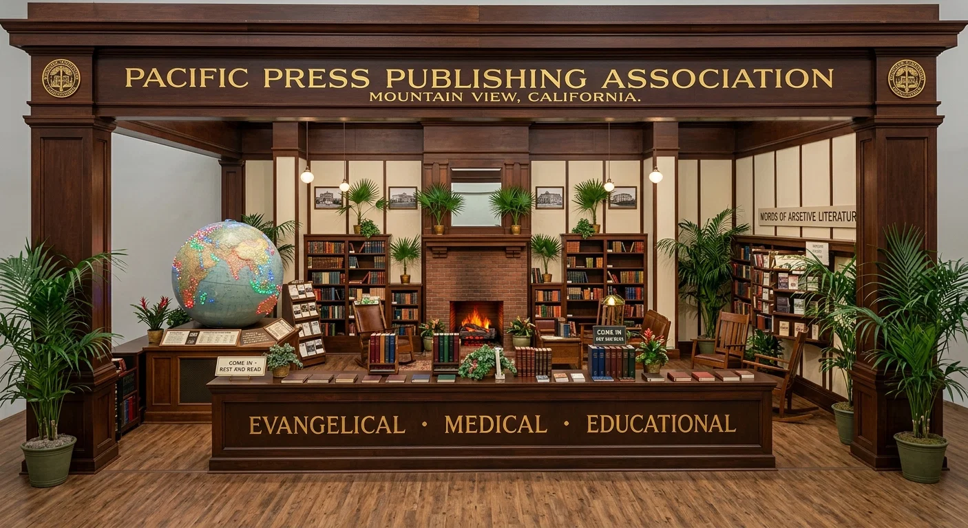 PACIFIC PRESS BOOTH AT THE PANAMA-PACIFIC EXPOSITION