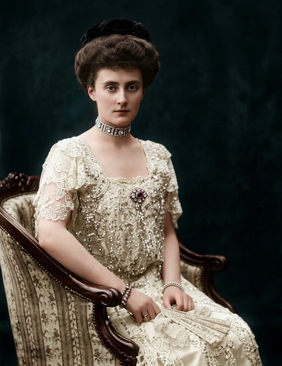 Alexandrina, Princess of Mecklenburg-Schwerin, wife of King Christian X, now Queen of Denmark.