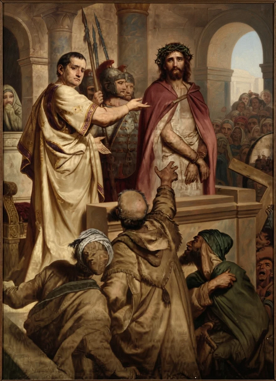 CHRIST BEFORE PILATE