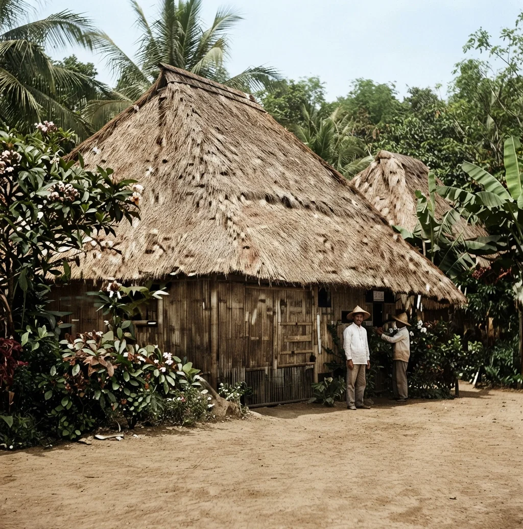 Native and His House, Manila.