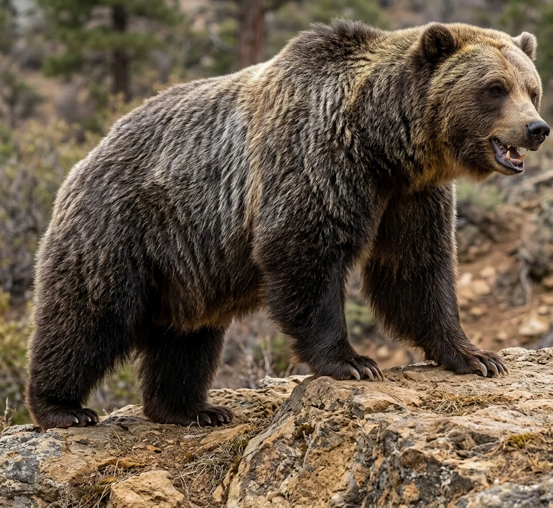 A CALIFORNIA GRIZZLY BEAR.