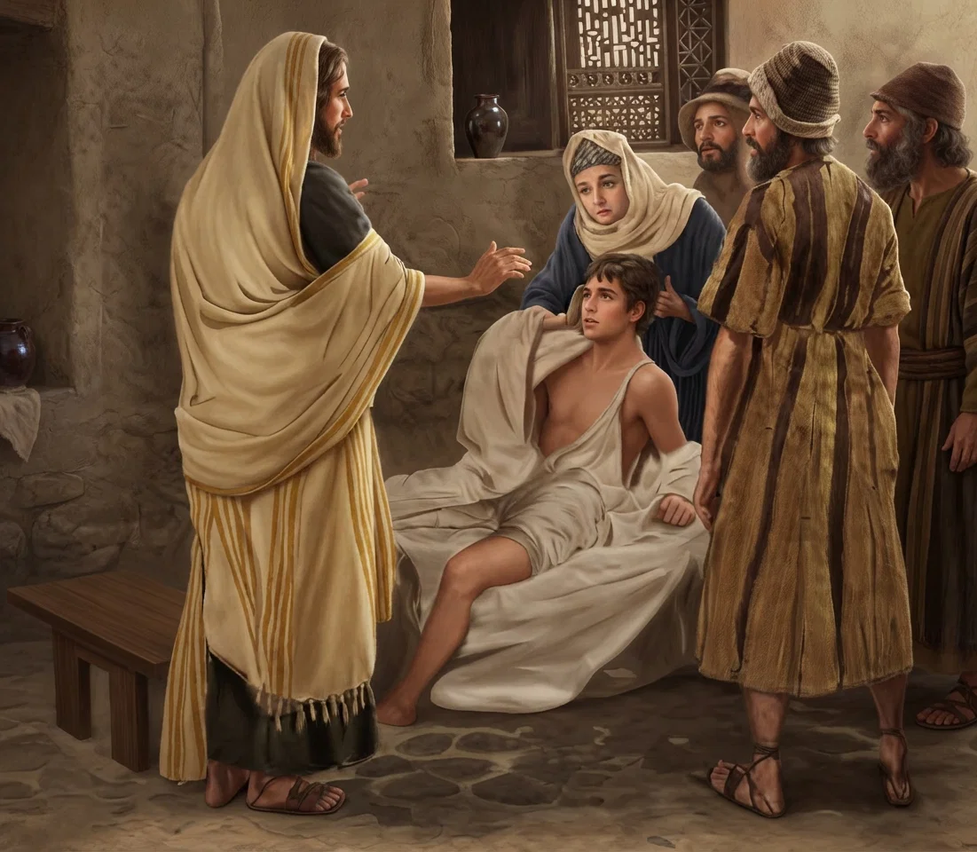 “I say unto thee, Arise. And he that was dead sat up, and began to speak.”