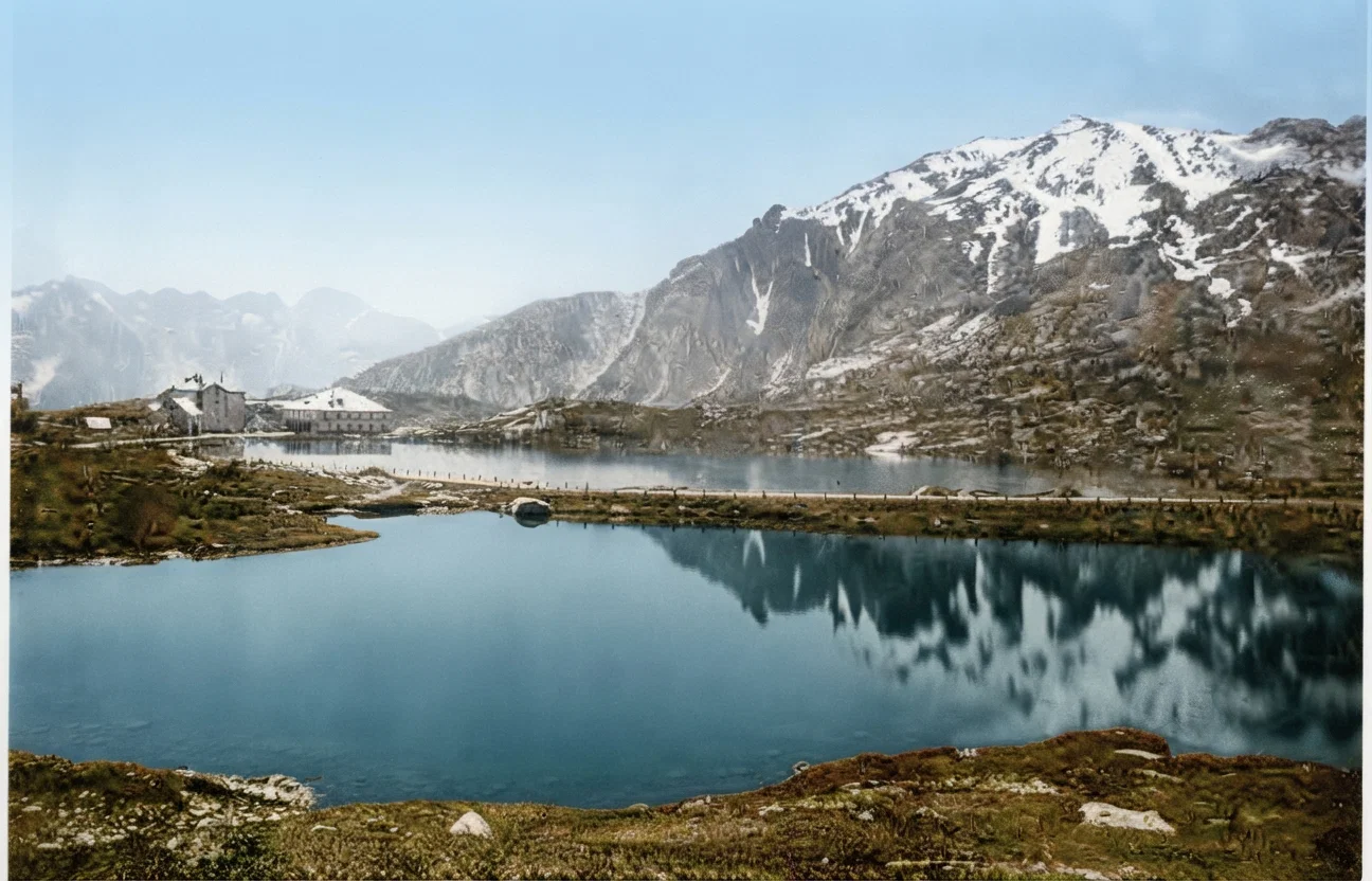 Hospice of St. Gotthard, on the St. Gotthard Pass.