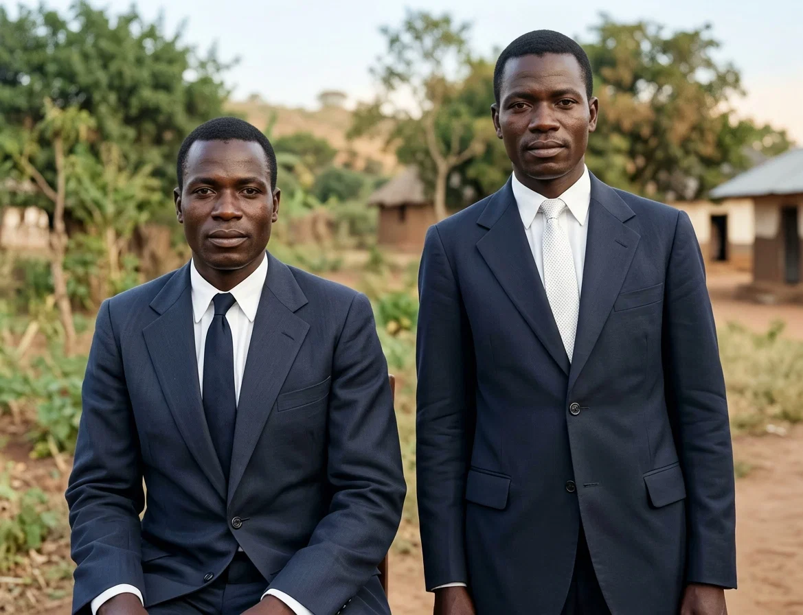 NATIVE TEACHERS, SOMABULA, AFRICA
