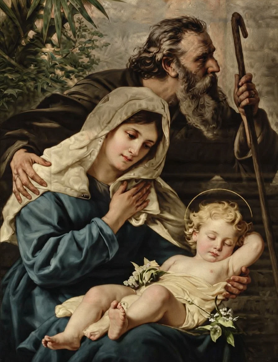 The Holy Family.