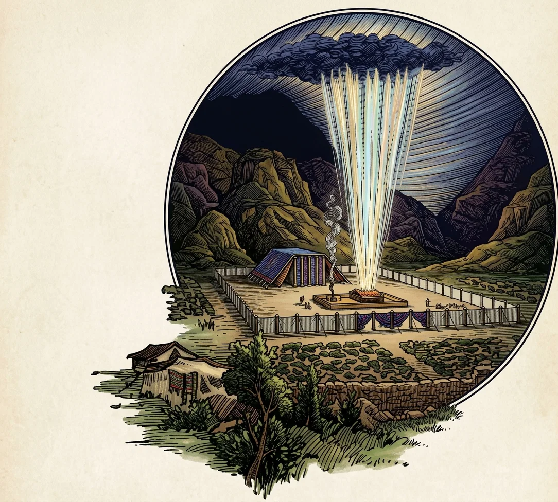 That tabernacle was a material symbol of the great truth of the Incarnation.