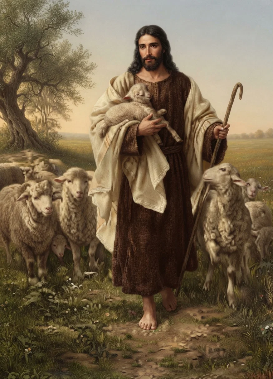 "He shall gather the lambs with His arm, and carry them in His bosom."