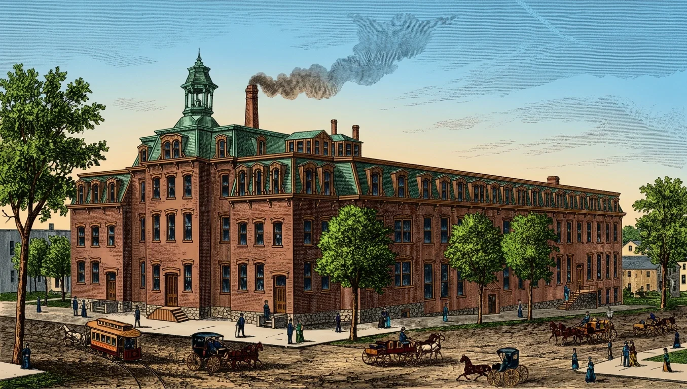 THE REVIEW AND HERALD PRINTING PLANT BEFORE THE FIRE